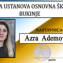 Ademović Azra - Nastavnik razredne nastave