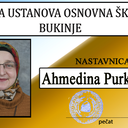 Ahmedina Purković - Nastavnik islamske vjeronauke